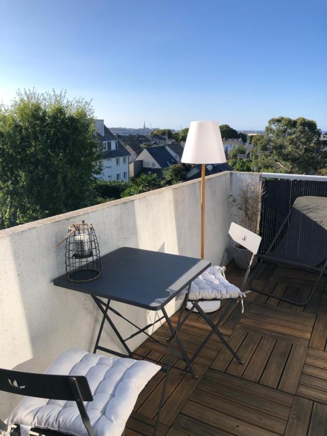 Joli T2 Avec Balcon, Calme & Vue Sur Intra Muros Сен-Мало Экстерьер фото